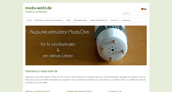 Desktop Screenshot of modu-wohl.de