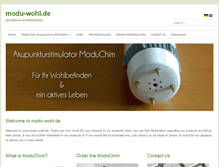 Tablet Screenshot of modu-wohl.de